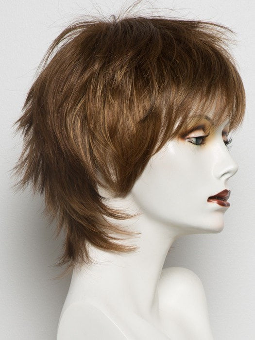 TOBACCO MIX | Medium Brown base with Light Golden Blonde highlights and Light Auburn lowlights