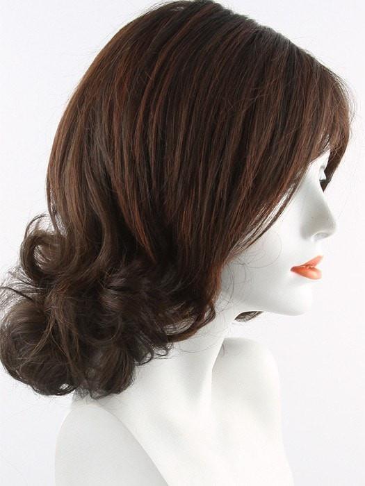 CHOCOLATE CHERRY | Dark Brown roots with overall Medium Brown base with Deep Red highlights