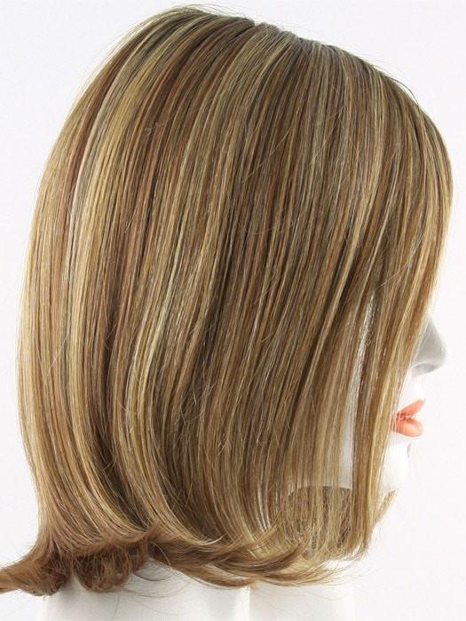 GOLDEN NUTMEG | Medium Brown roots with overall Warm Cinnamon base and Golden Blonde hightlights