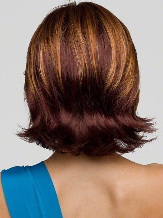 Envy Taylor Wig : Back View | Color : CINNAMON RAISIN
