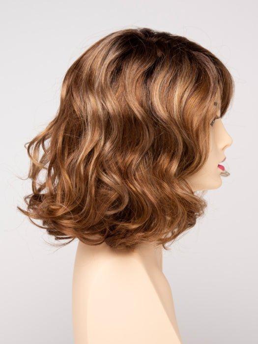 CREAMED COFFEE | Medium Brown roots and base with Cinnamon and Golden Blonde highlights