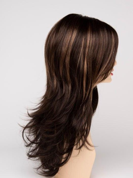 AMARETTO CREAM | Dark Brown roots with overall Medium Brown base with Honey Blonde highlights