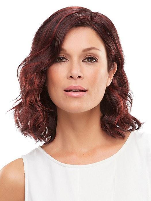 SCARLETT By Jon Renau in FS2V/31V CHOCOLATE CHERRY | Black/Brown Violet, Medium Red/Violet Blend with Red/Violet Bold Highlights