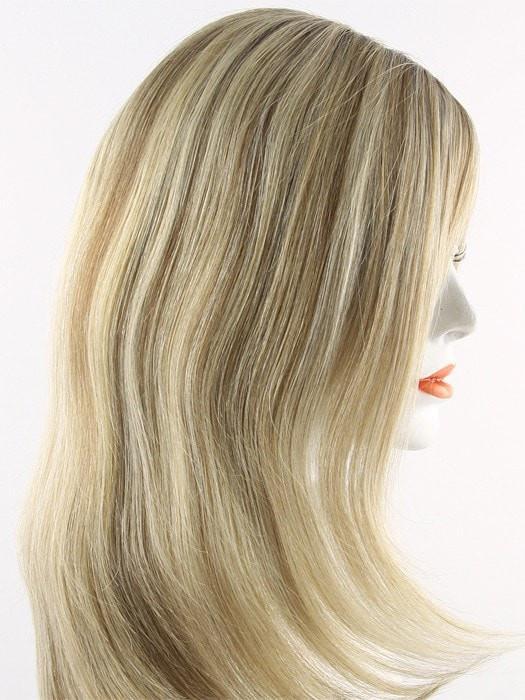 12FS8 SHADED PRALINE | Light Gold Brown, Light Natural Gold Blonde and Pale Natural Gold-Blonde Blend, Shaded with Medium Brown