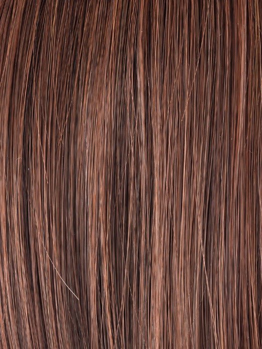 AUBURN ROOTED 33.130.4 | Dark Auburn, Deep Copper Brown, and Darkest Brown Blend with Shaded Roots