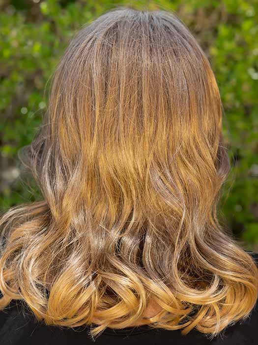 KIRBY by Rene of Paris in CARAMEL BISCOTTI | Dark Blonde with Caramel Blonde Highlights throughout