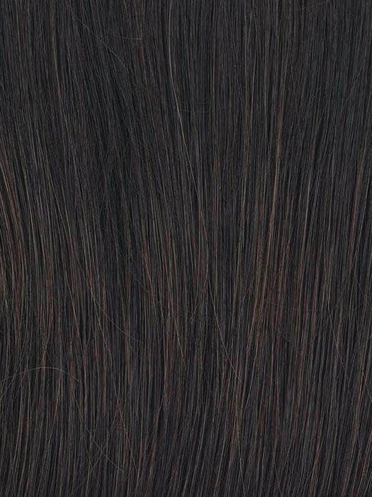 RL2/4 OFF BLACK | Black Evenly Blended with Dark Brown Highlights