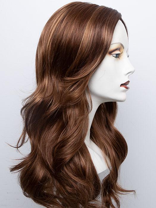 30A27S4 | Medium Natural Red and Medium Red-Gold Blonde Blend, Shaded with Dark Brown