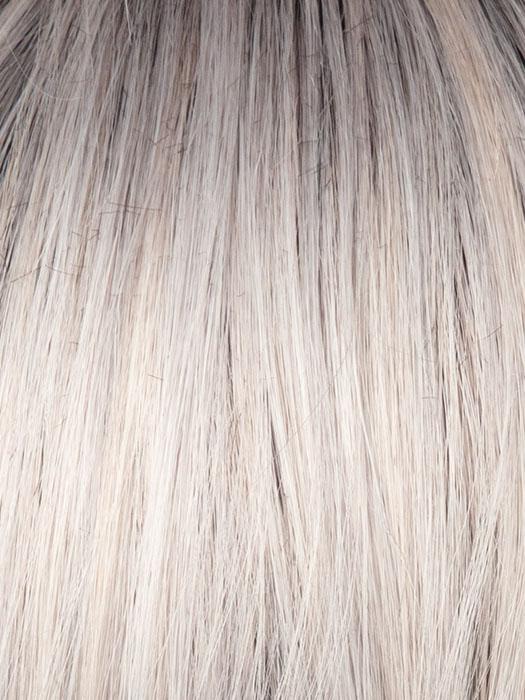 MOONSTONE | Medium Gray with Blue-toned Silver Highlights and Dark Roots