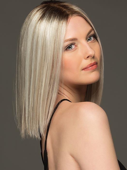 Sutton is a medium length blunt cut bob