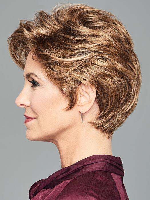 Temple-to-temple sheer lace front for a low density, natural-looking hairline