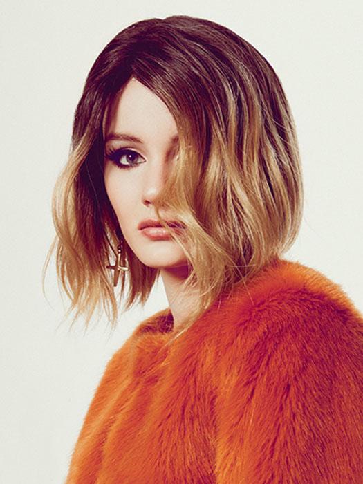 PATERA by Forever Young in LIVED-IN-CARAMEL-OMBRE | Dark Caramel Brown gradually fades to Light Caramel Brown