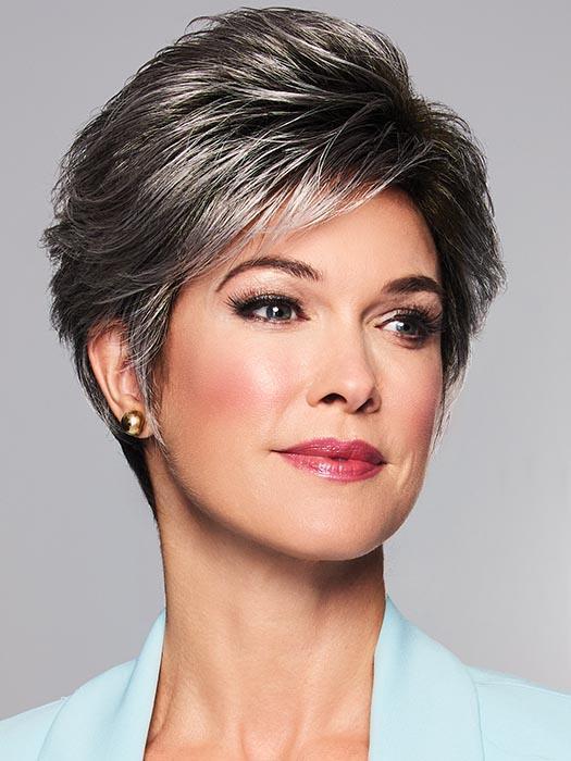 TRUE DEMURE by GABOR in GL44-66SS SUGARED NICKEL | Deep charcoal base blends into multi-dimensional tones of medium grey with steely white highlights