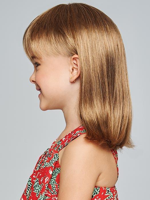 The heat friendly fiber means this piece can be styled softly curled or straight