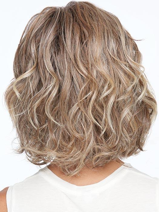 RL12/22SS SHADED CAPPUCCINO | Light Golden Brown Evenly Blended with Cool Platinum Blonde Highlights with Dark Roots