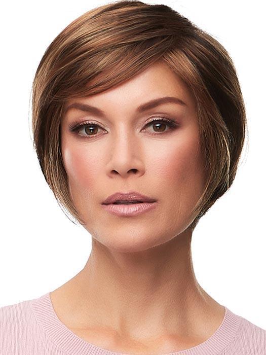 GABRIELLE by JON RENAU in FS6/30/27 TOFFEE TRUFFLE | Brown, Medium Red-Gold, Medium Red-Gold Blonde Blend with Medium Gold Blonde Bold Highlights