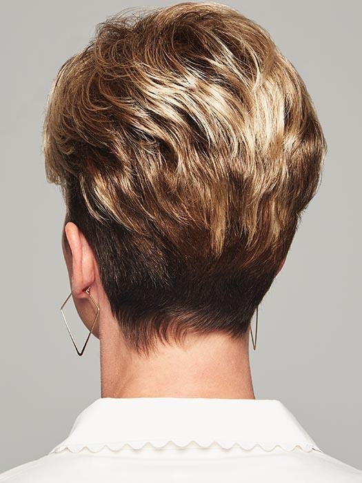 SONATA by RAQUEL WELCH in 12/22SS SHADED CAPPUCCINO | Light Golden Brown Evenly Blended with Cool Platinum Blonde Highlights and Dark Roots