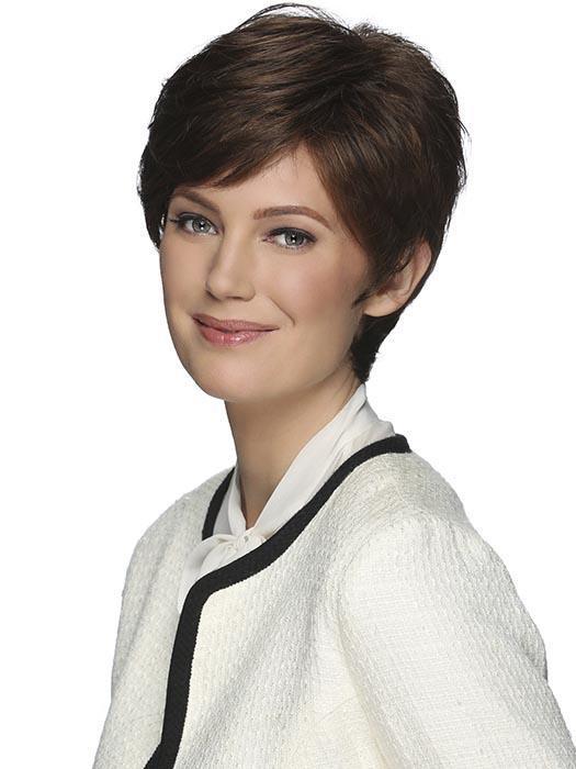 TORI by ESTETICA in R6/27H | Chestnut Brown w/Light Auburn Highlights