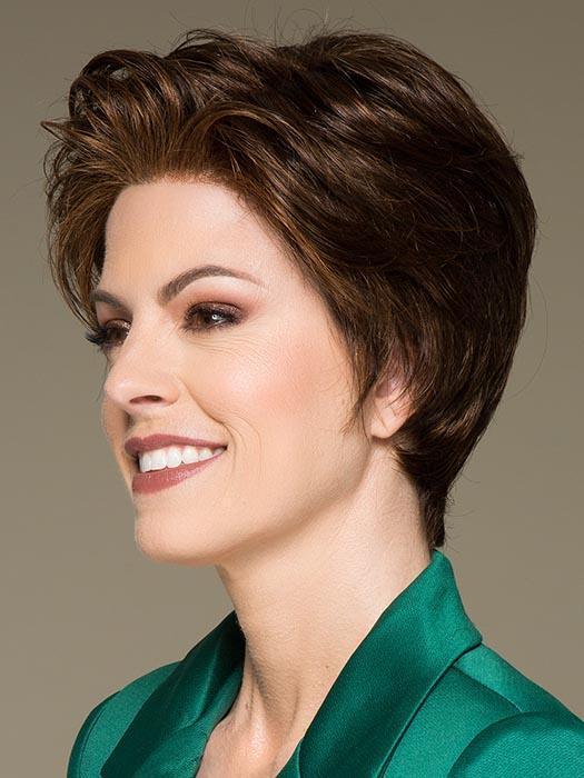 SMART MONO LARGE by ELLEN WILLE in CHOCOLATE-MIX | Medium to Dark Brown base with Light Reddish Brown highlights