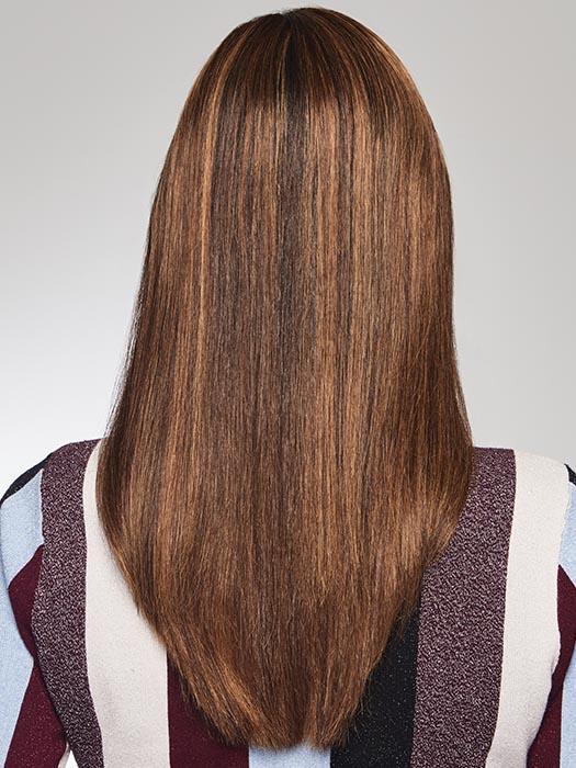 INDULGENCE by RAQUEL WELCH in R10 CHESTNUT | Rich Medium Brown with subtle Golden Brown Highlights Throughout