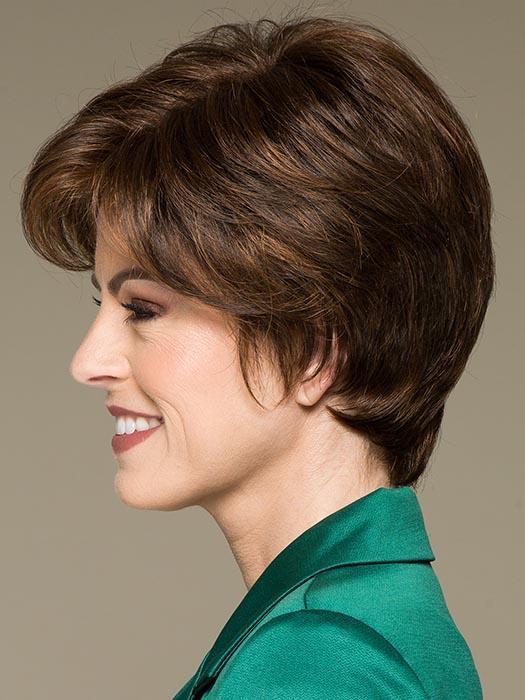 SMART MONO LARGE by ELLEN WILLE in CHOCOLATE-MIX | Medium to Dark Brown base with Light Reddish Brown highlights