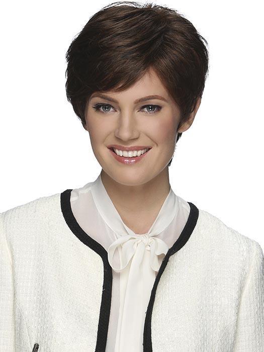 TORI by ESTETICA in R6/27H | Chestnut Brown w/Light Auburn Highlights