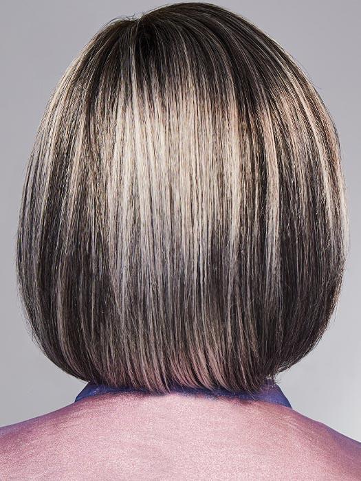 HIGH SOCIETY by GABOR in GL44-66SS SUGARED NICKEL | Deep charcoal base blends into multi-dimensional tones of medium grey with steely white highlights