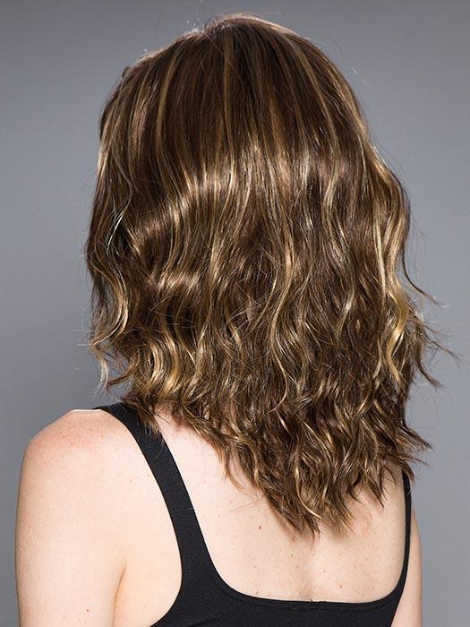 AVALON by ESTETICA in CKISSRT4 | Golden Brown w/Copper Blonde Highlights & Dark Brown Roots