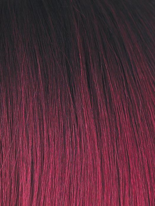 PLUM-DANDY | Blend of Burgundy and Subtle Plum with Dark Brown Roots