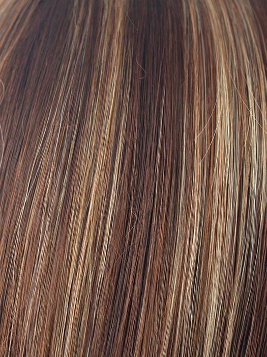 4/6/32 | Medium Dark Brown blended with Medium Brown and Medium Auburn