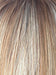 NUTMEG-F | Medium Blonde and Honey Brown Base Frosted with Platinum Blonde Highlights and Medium Golden Roots