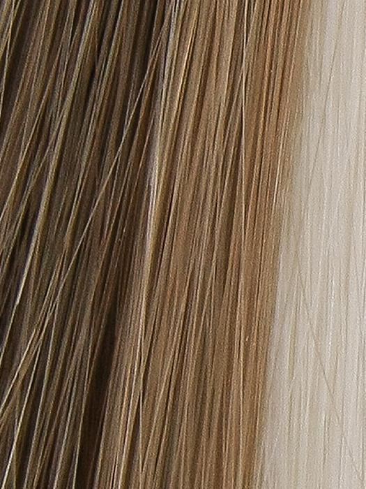 FROSTY-BLONDE-HL | Medium Blonde with Dark Blonde highlights and Platinum roots 