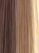 DARK-AMBER-HL | Medium Red Brown and Light Red Brown blend with Dark Brown roots and Champagne highlights