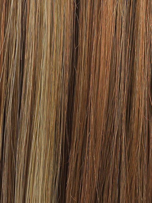 GINGER SNAP | Medium Auburn with Honey Blonde highlights