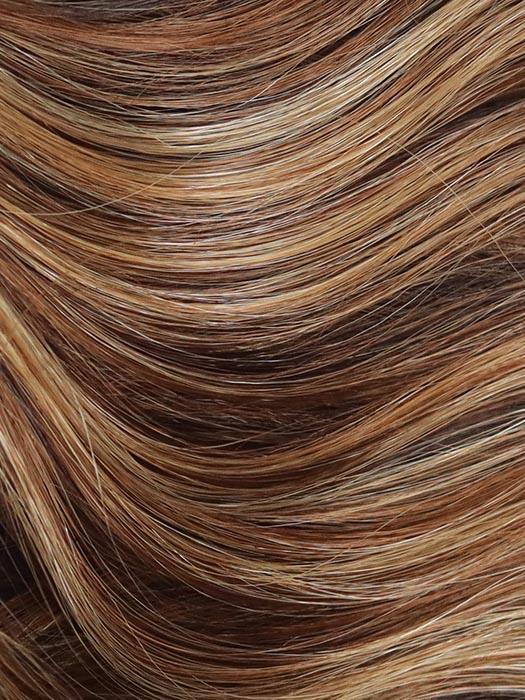 CHOCOLATE-PRETZEL | Blend of Warm Light Brown and Strawberry Blonde