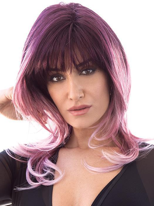 ELLIOT by NORIKO in MELTED PLUM | Dark purple roots melt into lighter blended purple