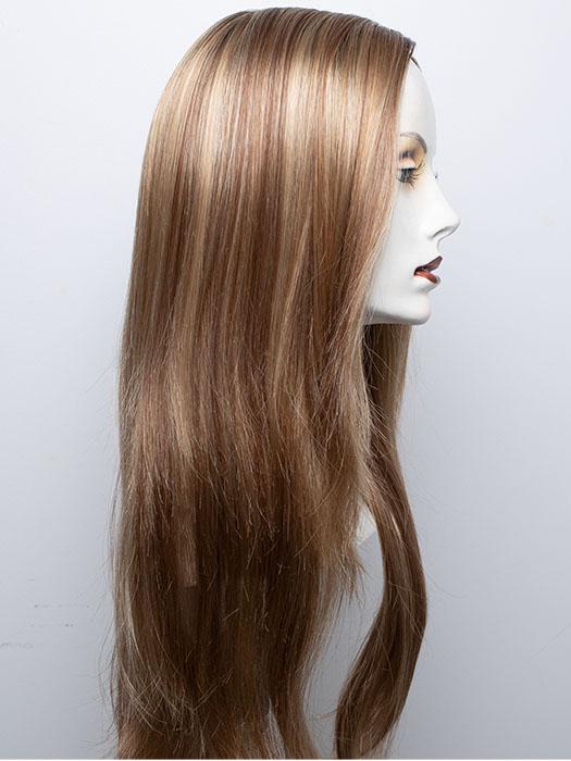 14/26S10 | Light Gold Blonde and Medium Red-Gold Blonde Blend, Shaded with Light Brown