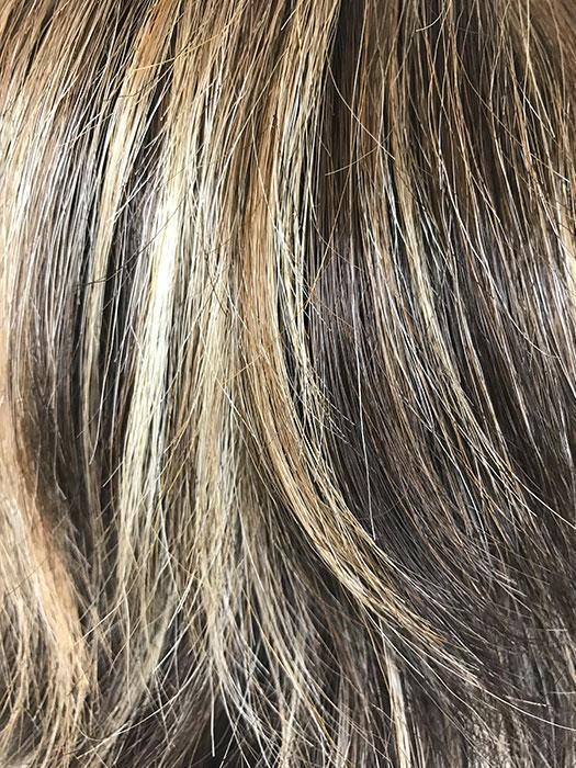 Chocolate Frost-R | Dark Brown with 50/50 of Dark Blond and Creamy Blond