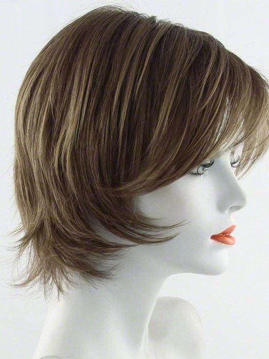 RAISIN GLAZE H | Rooted Dark Brown with Light Brown Base and Medium Blonde Highlights