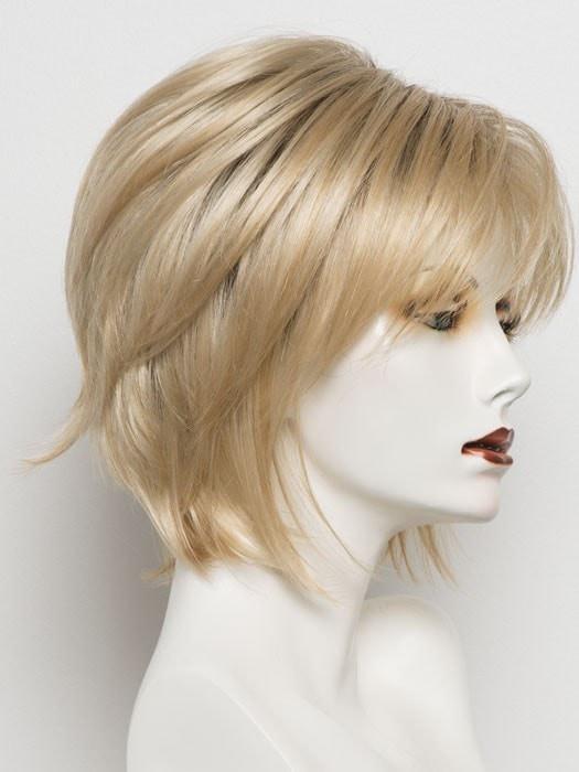 CREAMY TOAST R | Rooted Dark Blonde with Platinum Base with Dark Gold Blonde Highlights