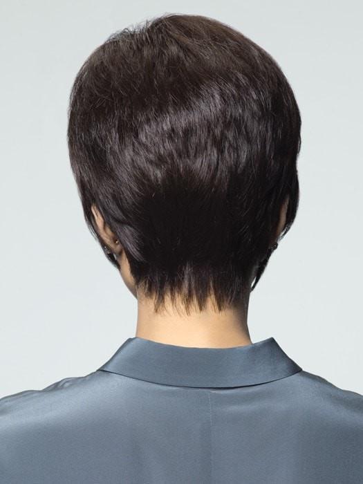 Edgy Tapered Style with Dramatic Asymmetry | Color Cappucino