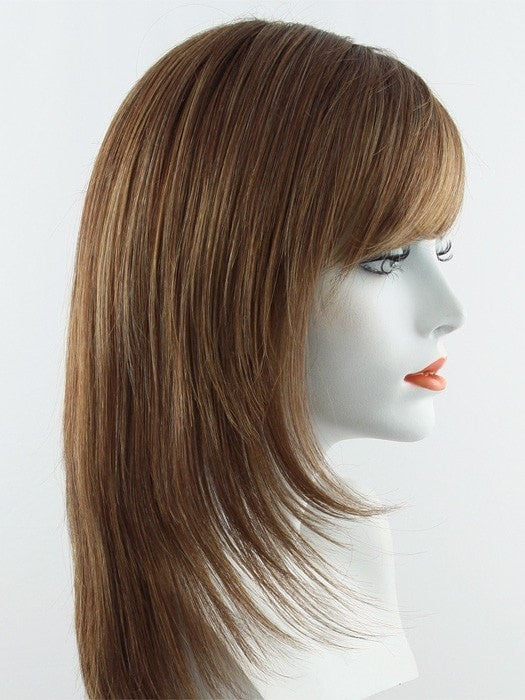 Color R3025S+ = Glazed Cinnamon: Medium Reddish Brown with Ginger Highlights