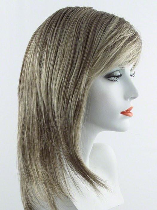 SS12/22 SHADED CAPPUCCINO | Light Golden Brown Evenly Blended with Cool Platinum Blonde Highlights and Dark Roots