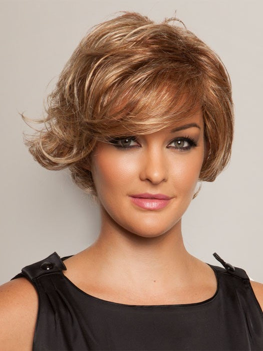 Color R829S+ = Glazed Hazelnut: Medium Brown with Ginger Highlights | Fashion Statement by Raquel Welch