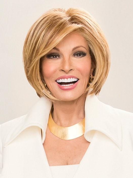 STRAIGHT UP WITH A TWIST by Raquel Welch in RL29/25 GOLDEN RUSSET | Ginger Blonde Evenly Blended with Medium Golden Blonde